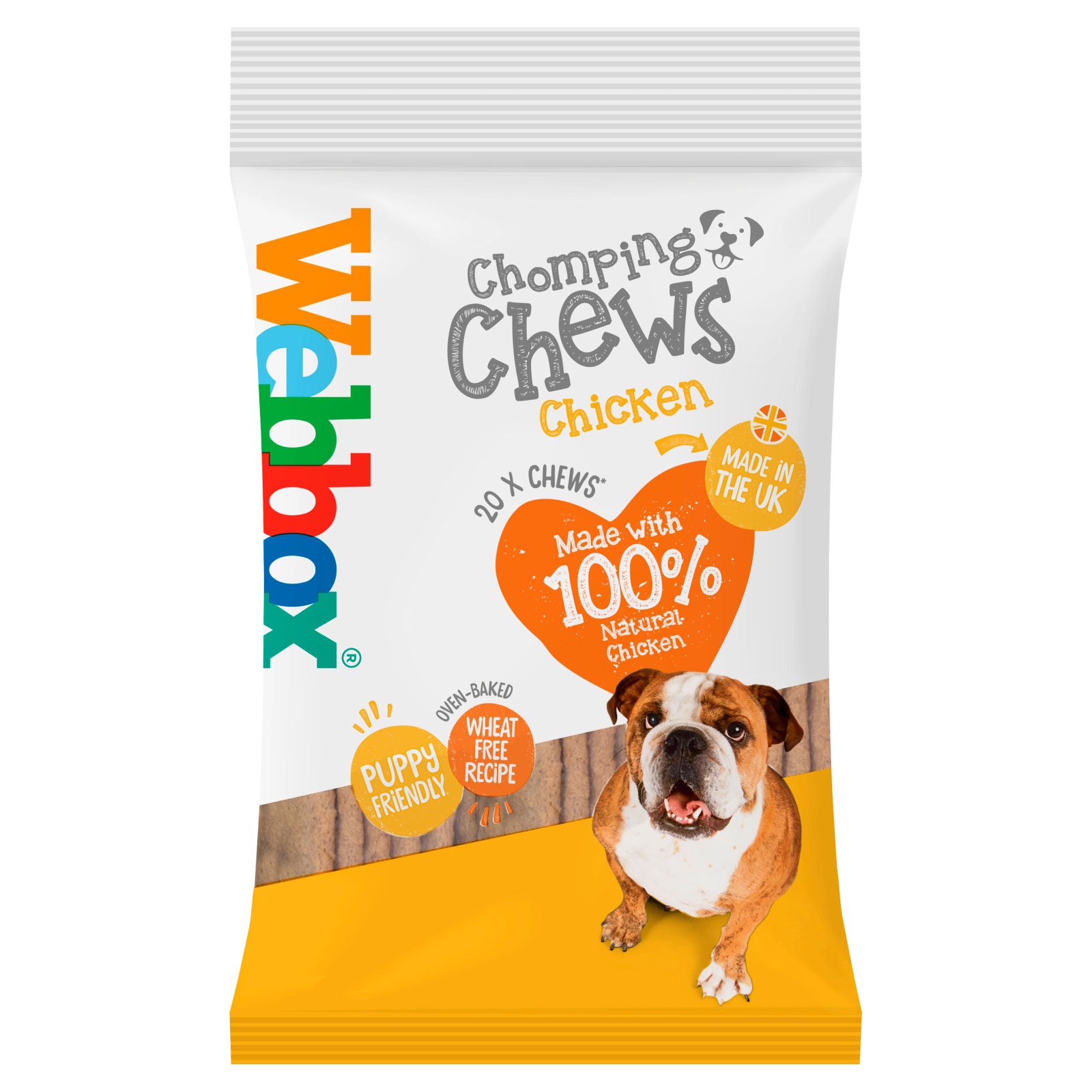 Webbox Dog Chews Chicken 200g Webbox Dog Chews Chicken 200g